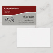 Carte De Visite Thème de emballage des véhicules à moteur de (Devant / Derrière)