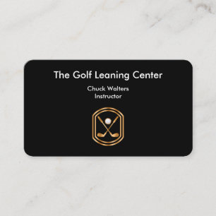 Carte De Visite Thème de golf classe