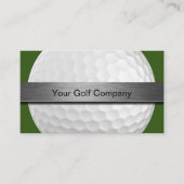 Carte De Visite Thème de golf Modern Two Side (Devant)