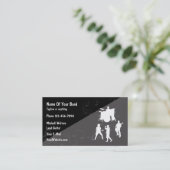 Carte De Visite Thème de groupe de rock (Debout devant)