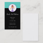 Carte De Visite Thème de la boutique tendance de mode (Devant / Derrière)
