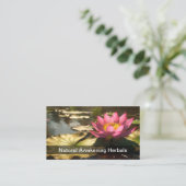 Carte De Visite Thème de la nature des plantes (Debout devant)