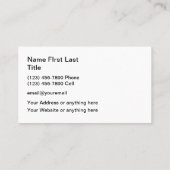 Carte De Visite Thème de la navigation maritime (Dos)