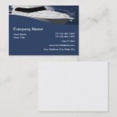 Carte De Visite Thème de la navigation maritime (Devant / Derrière)