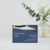 Carte De Visite Thème de la navigation maritime (Debout devant)