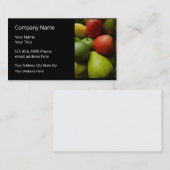 Carte De Visite Thème de l'alimentation des fruits frais (Devant / Derrière)