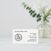 Carte De Visite Thème de logo de conception d'architecte (Debout devant)