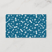 Carte De Visite Thème De Marche De Chien Et De Sitter (Dos)