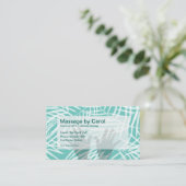 Carte De Visite Thème de massage Zen (Debout devant)