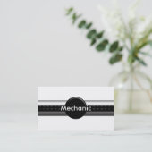 Carte De Visite Thème de mécanicien de voiture (Debout devant)