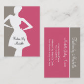 Carte De Visite Thème de mode (Devant / Derrière)