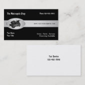 Carte De Visite Thème de moto (Devant / Derrière)