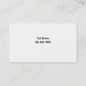 Carte De Visite Thème de moto (Dos)