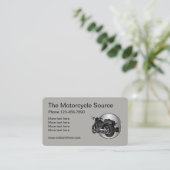 Carte De Visite Thème de moto cool (Debout devant)