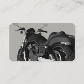 Carte De Visite Thème de moto cool (Dos)