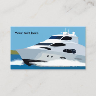 Carte De Visite Thème de navigation et de pêche