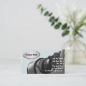 Carte De Visite Thème de photographe numérique (Debout devant)