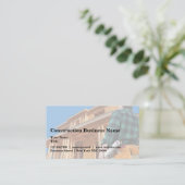 Carte De Visite Thème de planification de construction architectur (Debout devant)