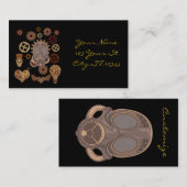 Carte De Visite Thème de Steampunk Thunder_Cove (Devant / Derrière)