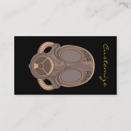 Carte De Visite Thème de Steampunk Thunder_Cove (Dos)