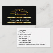 Carte De Visite Thème de voiture automobile classique (Devant / Derrière)