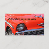 Carte De Visite Thème de voiture classique automobile (Devant)