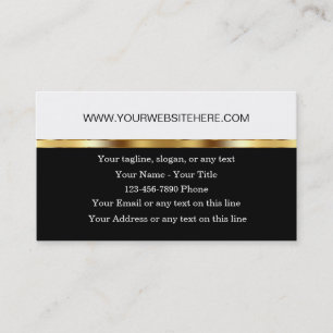 Carte De Visite Thème d'entreprise de site Web élégant