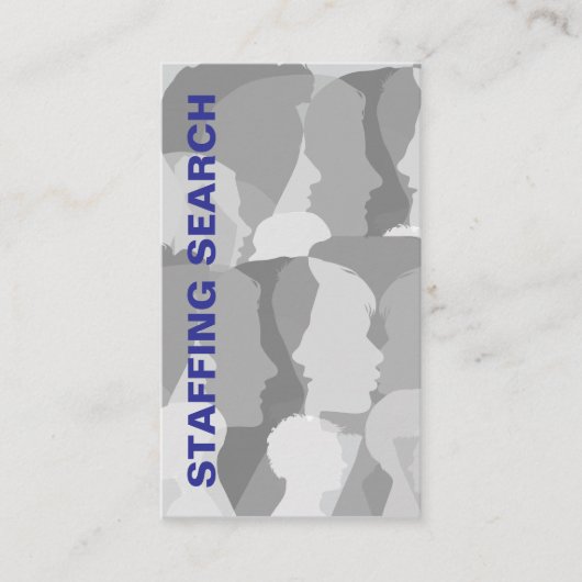 Carte De Visite Thème Dotation Et Ressources Humaines (Devant)