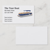 Carte De Visite Thème du bateau touristique de River Nature (Devant / Derrière)