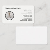 Carte De Visite Thème du logo de l'architecte  (Devant / Derrière)