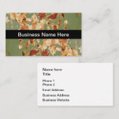 Carte De Visite Thème du métal rouillé industriel (Devant / Derrière)