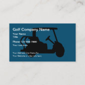 Carte De Visite Thème du panier de golf (Devant)