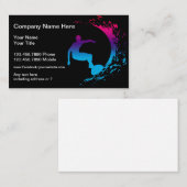 Carte De Visite Thème du surf Nouveau (Devant / Derrière)