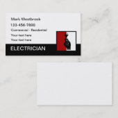 Carte De Visite Thème électronique moderne unique (Devant / Derrière)