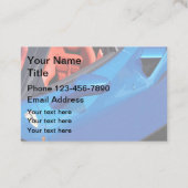 Carte De Visite Thème exotique frais des véhicules à moteur de (Dos)