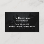 Carte De Visite Thème frais de bricoleur (Devant)