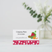 Carte De Visite Thème Fruit (Debout devant)