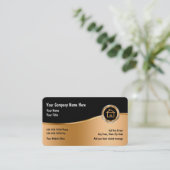 Carte De Visite Thème immobilier classique (Debout devant)