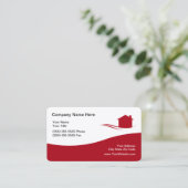 Carte De Visite Thème Immobilier cool (Debout devant)