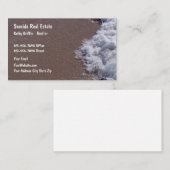 Carte De Visite Thème Immobilier Côtier (Devant / Derrière)