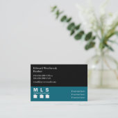 Carte De Visite Thème Immobilier de l'agent MLS (Debout devant)