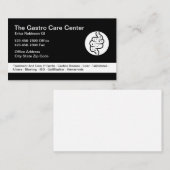 Carte De Visite Thème Intestinal Gastroentérologue (Devant / Derrière)