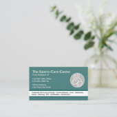Carte De Visite Thème Intestinal Gastroentérologue (Debout devant)