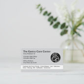 Carte De Visite Thème Intestinal Gastroentérologue (Debout devant)
