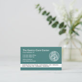 Carte De Visite Thème Intestinal Gastroentérologue (Debout devant)