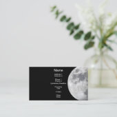 Carte De Visite Thème lunaire de LUNE (Debout devant)