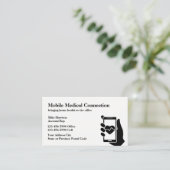 Carte De Visite Thème mobile de soins de santé (Debout devant)