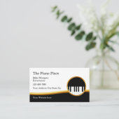 Carte De Visite Thème musical des touches de piano classiques (Debout devant)