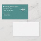 Carte De Visite Thème nautique (Devant / Derrière)