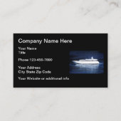 Carte De Visite Thème nautique du bateau de plaisance (Devant)